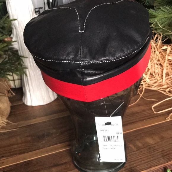 Disney Mickey Mouse X Gigi Burris Millinery 1928 Willie Leather Cap Designer - Picture 9 of 17